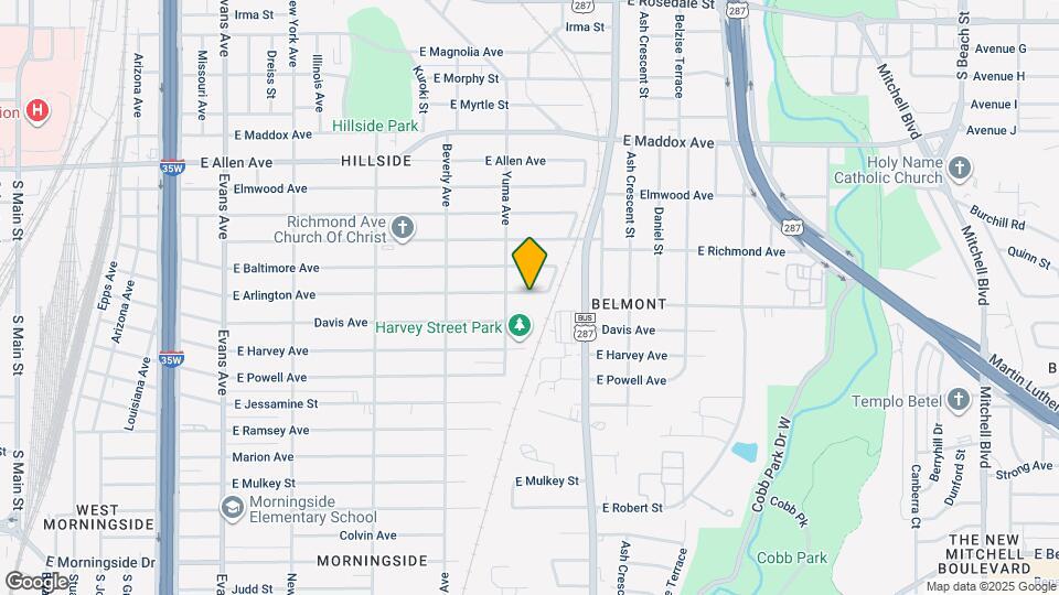 1420 E Arlington Ave Map and Location Details