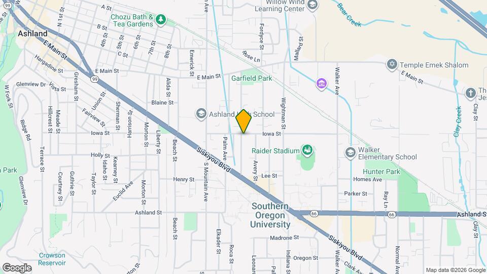 250 Garfield St Map and Location Details