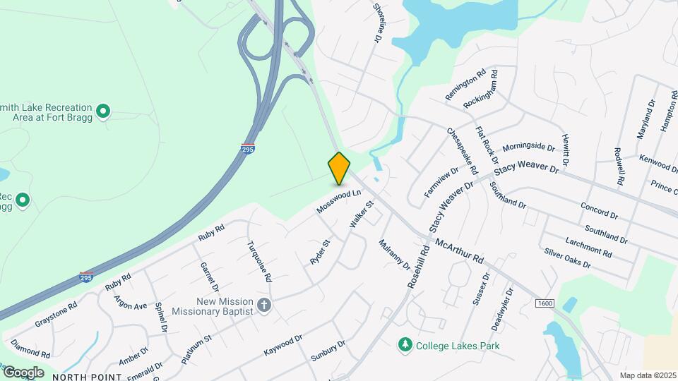 632 Mosswood Ln Map and Location Details