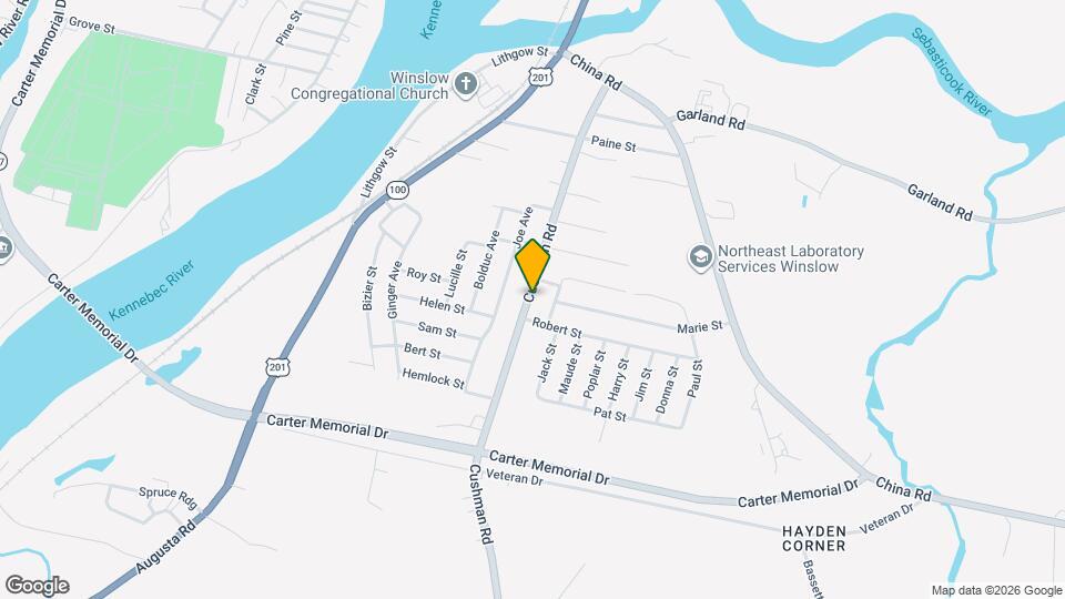 40 Cushman Rd Map and Location Details