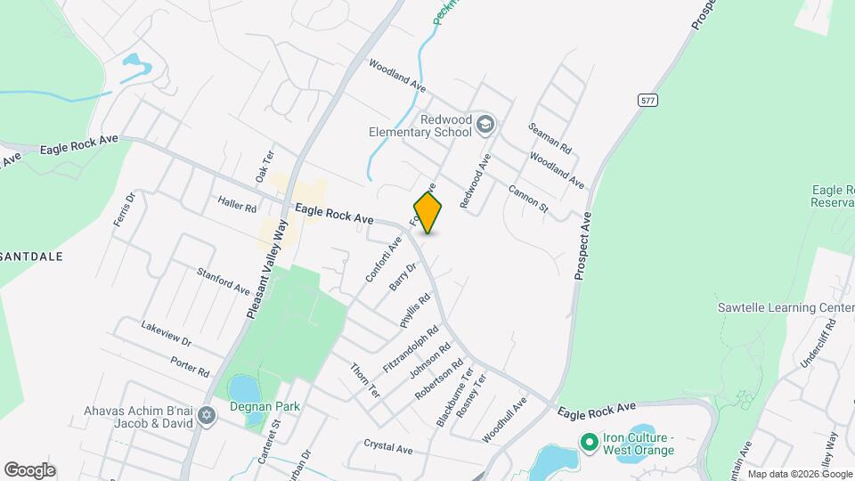 567 Eagle Rock Ave Map and Location Details