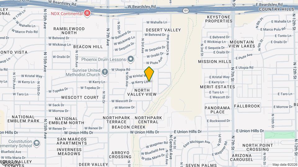 227 W Kerry Ln Map and Location Details