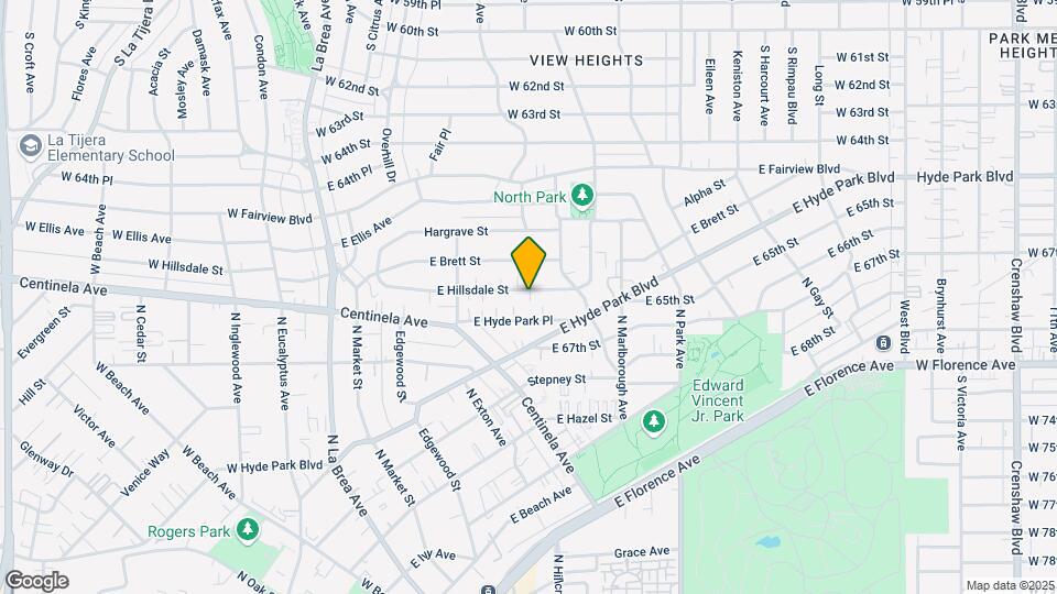 564 E Hillsdale St Mapa y Detalles de la Ubicación