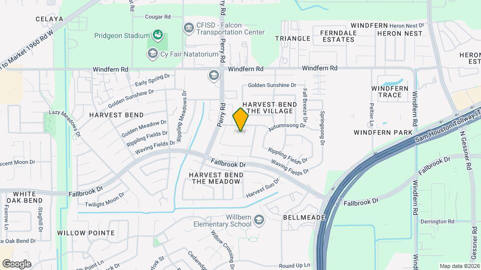 11011 Shadowfield Dr Map and Location Details