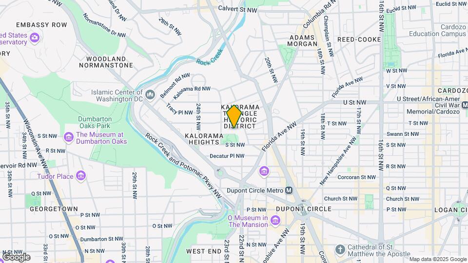 Washington Hill Mapa y Detalles de la Ubicación