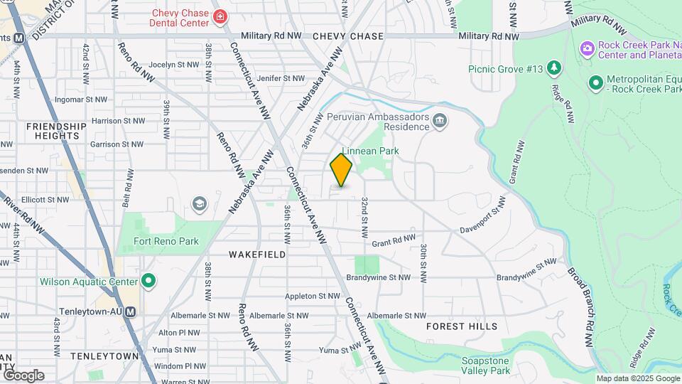 3227 Ellicott St NW Map and Location Details