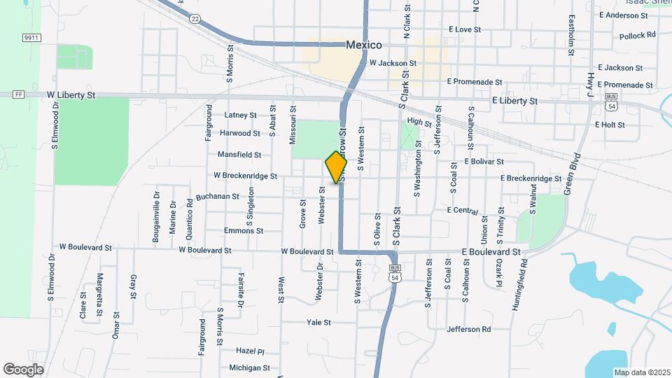 715 S Muldrow St Map and Location Details
