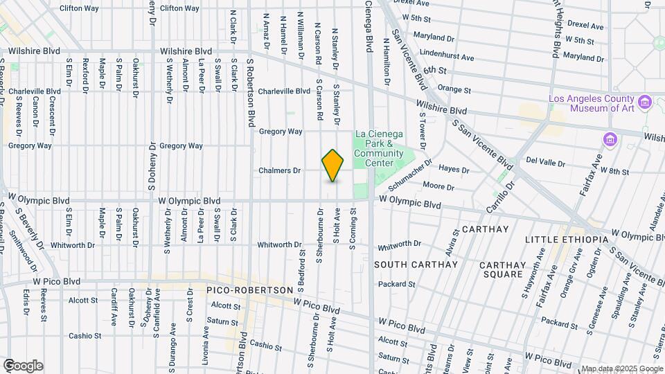 925 S Holt Ave Map and Location Details