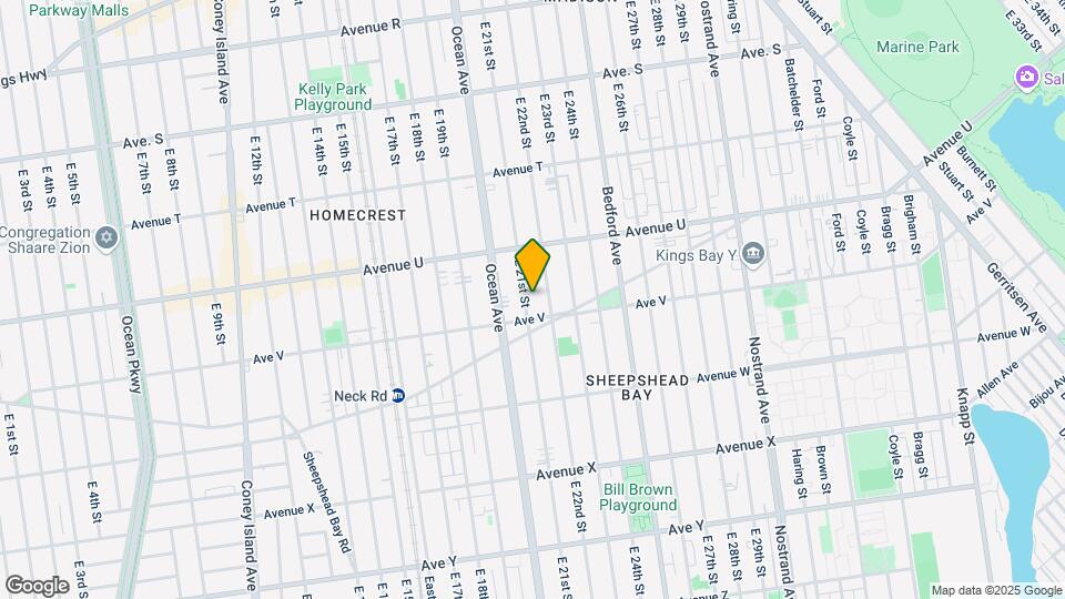 2237 E 21st St Map and Location Details