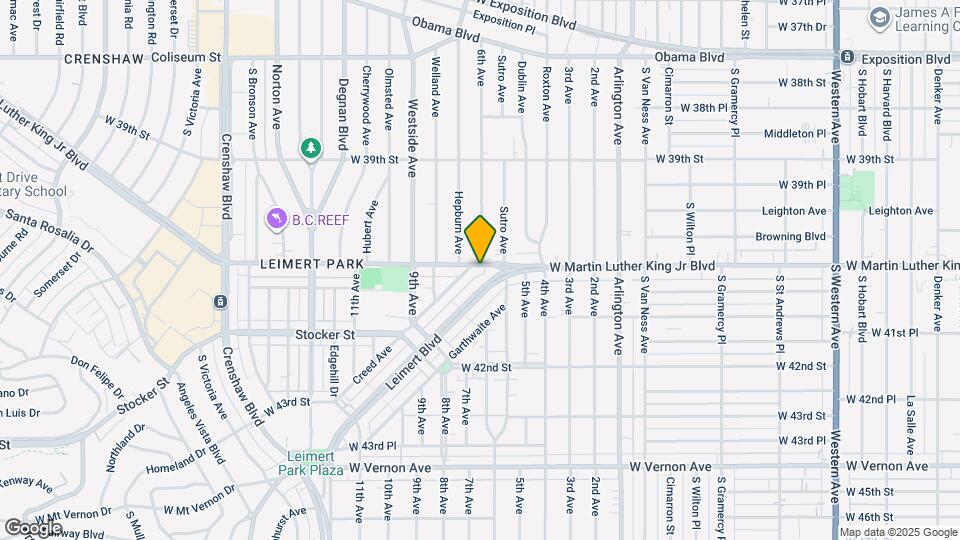 2826 W Martin Luther King Jr Blvd, Unit 2826 Map and Location Details
