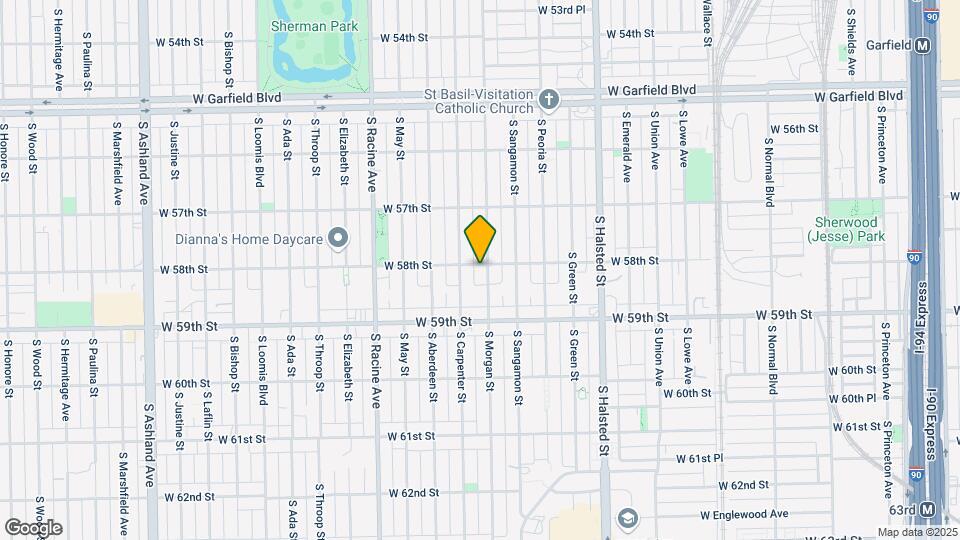 1003 W 58th St Mapa y Detalles de la Ubicación