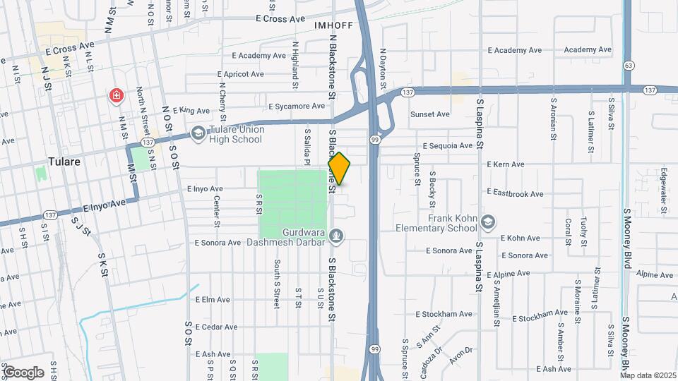 340 S Blackstone St Map and Location Details