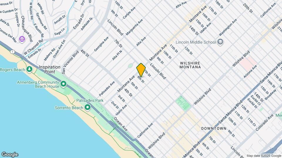 843 6th St, Unit A Map and Location Details