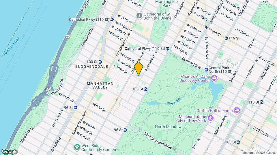 63 W 104th St Mapa y Detalles de la Ubicación