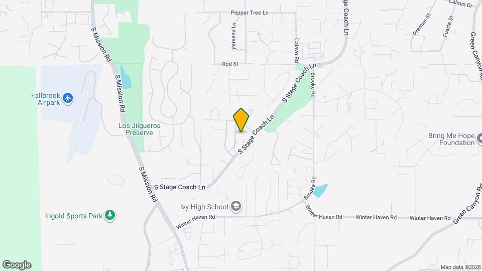 2105 Weeping Willow Way Map and Location Details