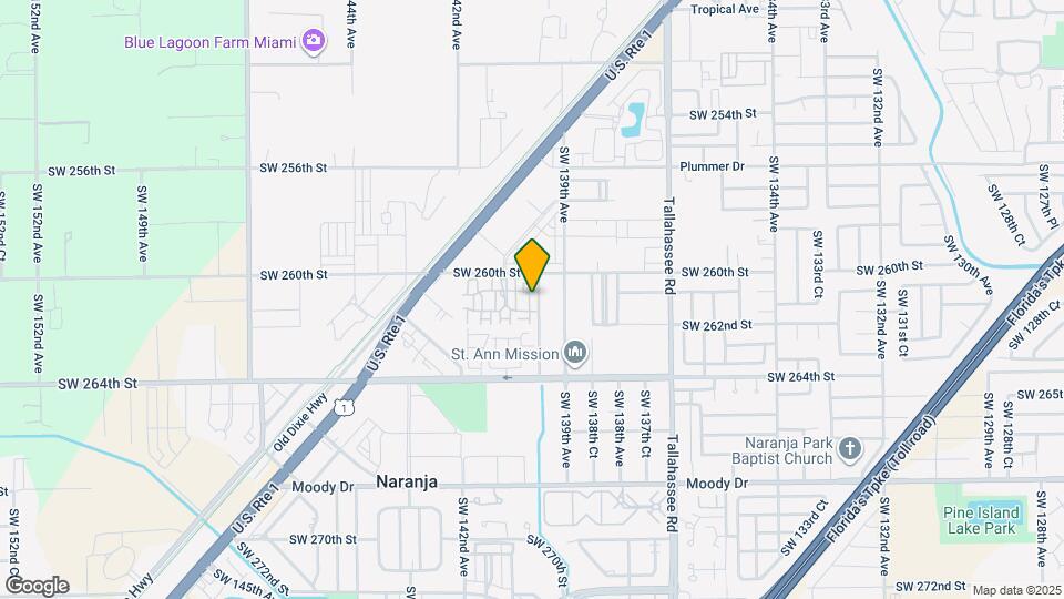 13958 SW 260th St Map and Location Details