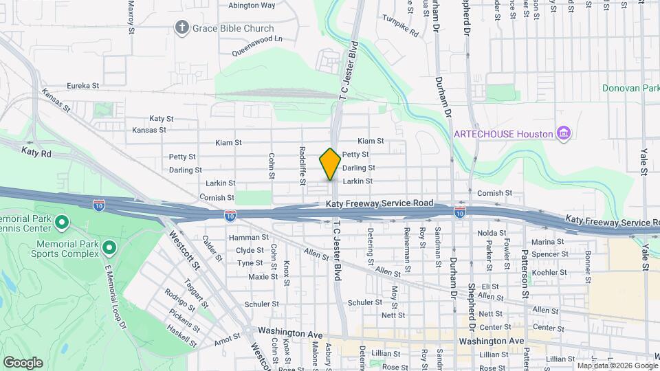 423 T C Jester Blvd Map and Location Details