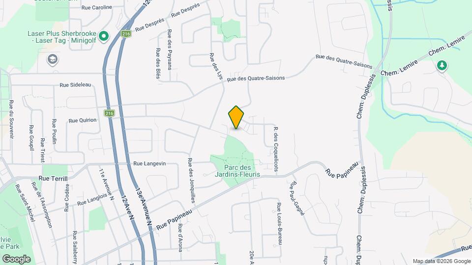 1175-1195 Des Jardins-Fleuris Rue Map and Location Details