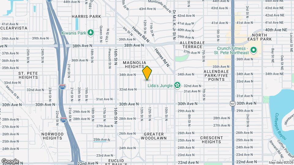 3241 12th St N Map and Location Details