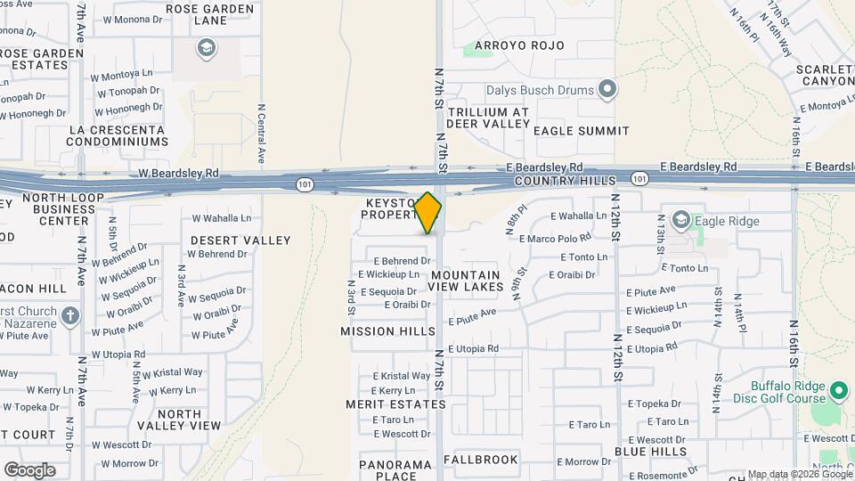 536 E Marco Polo Rd Map and Location Details