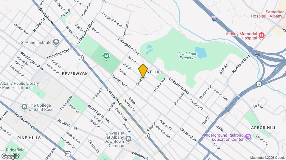 44 Quail St, Unit 2 Map and Location Details