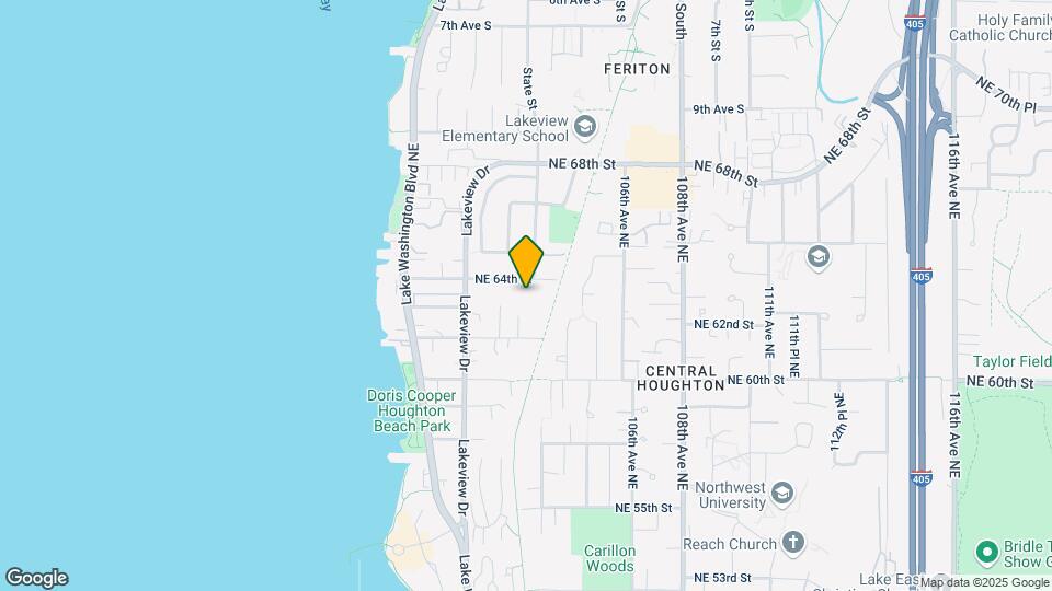 10253 NE 64th St Map and Location Details