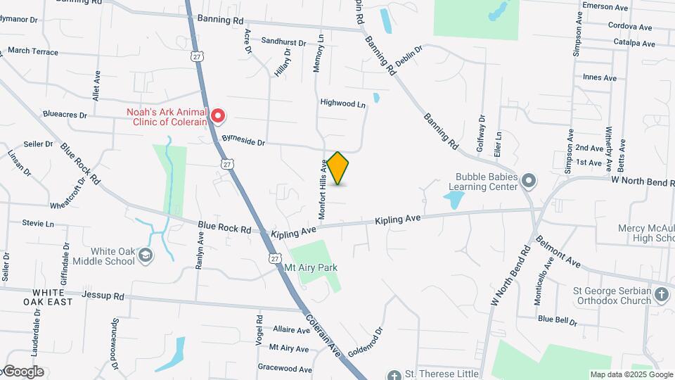 2521 Rack Ct, Unit #1 Map and Location Details