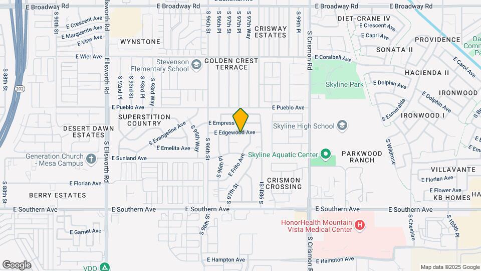 9715 E Edgewood Ave Map and Location Details
