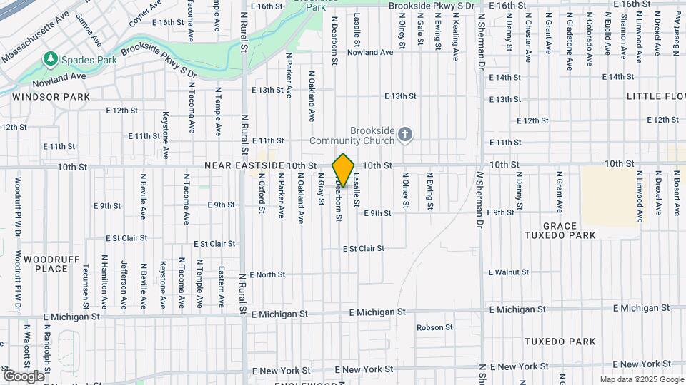 933 N Dearborn St Map and Location Details