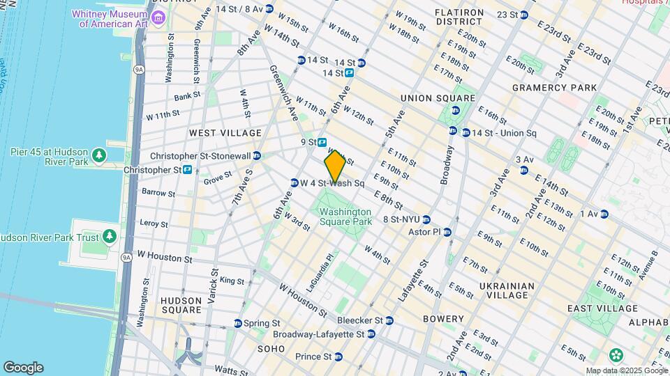 23 Washington Square North Mapa y Detalles de la Ubicación