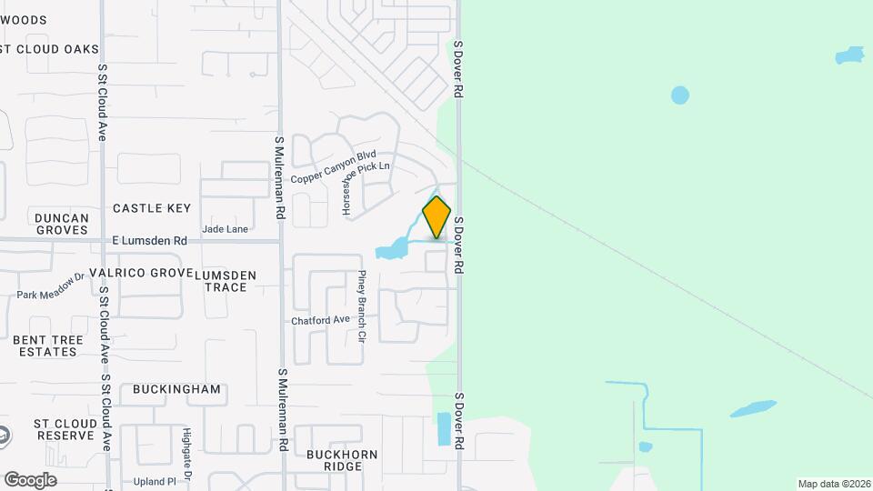 1106 Soaring Osprey Way Mapa y Detalles de la Ubicación