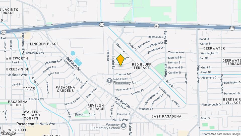 2111 Rosemead Dr Map and Location Details