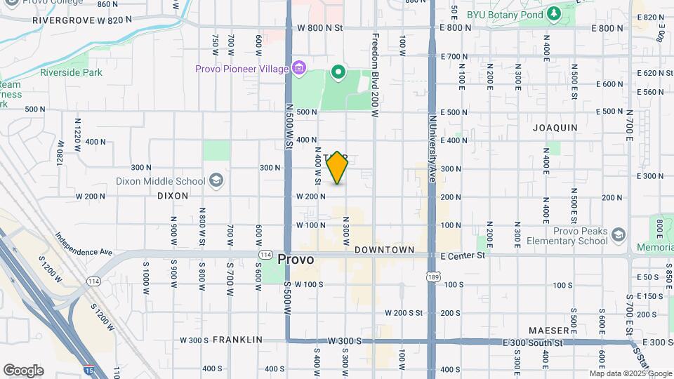 344 W 200 N Mapa y Detalles de la Ubicación