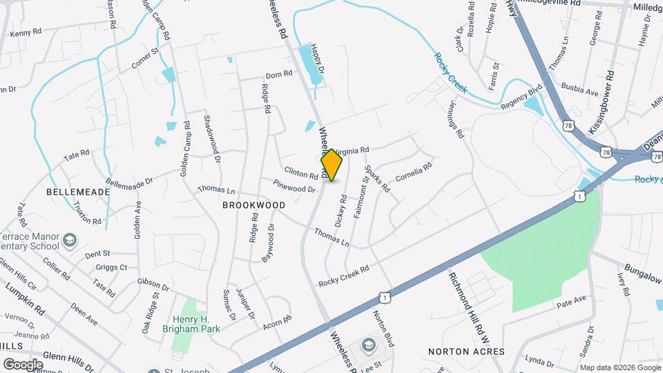 2386 Wheeless Rd Map and Location Details
