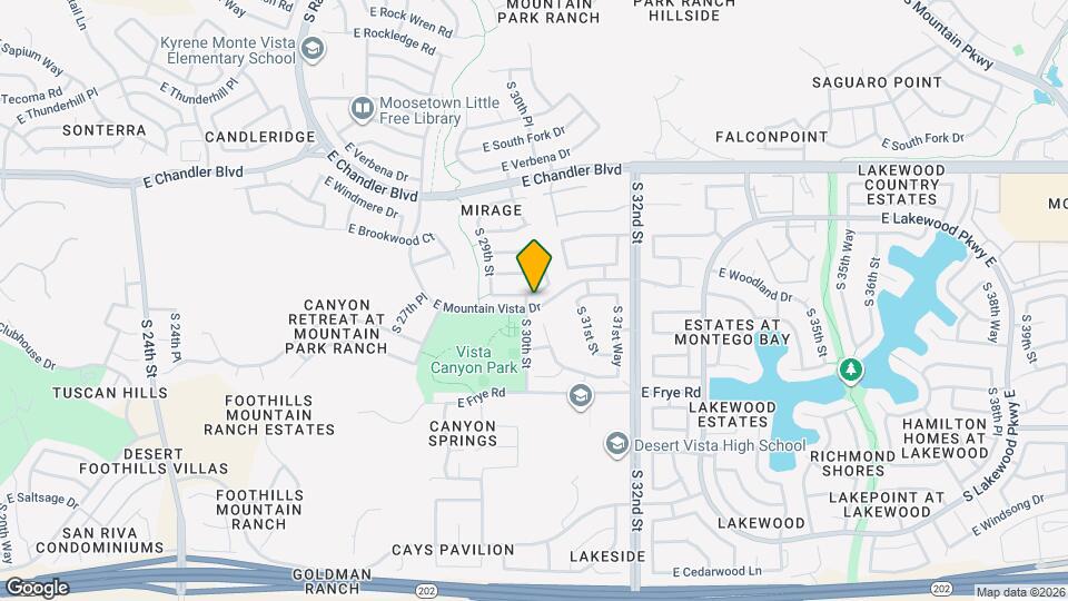 3009 E Woodland Dr Map and Location Details