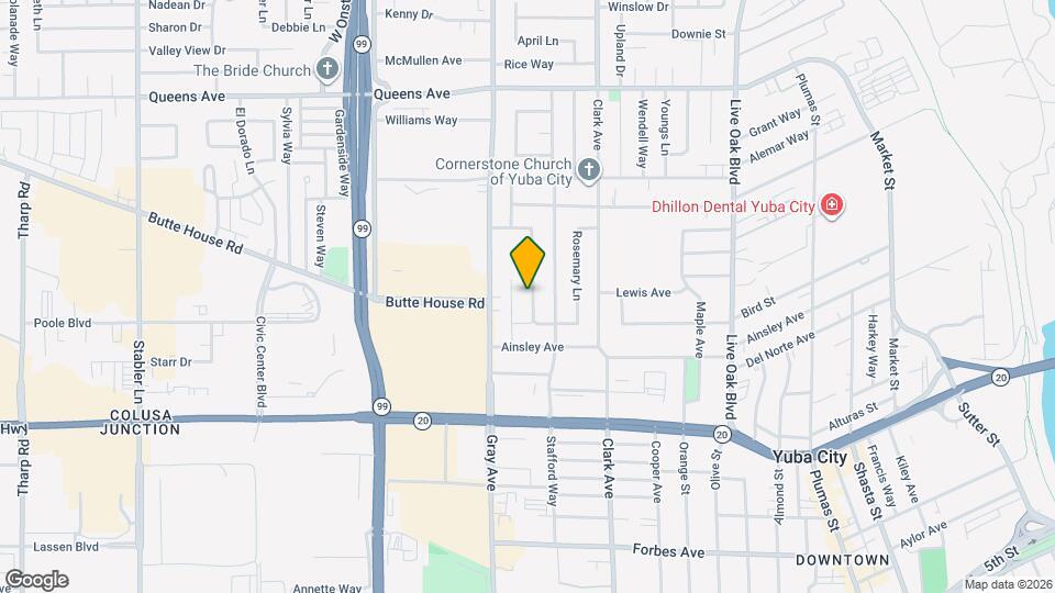 1186 Charlotte Ave Map and Location Details