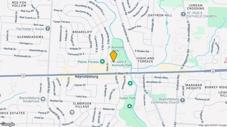 Reynoldsburg Park Condo Map and Location Details
