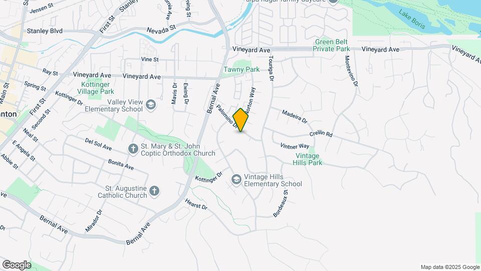 791 Palomino Dr Mapa y Detalles de la Ubicación