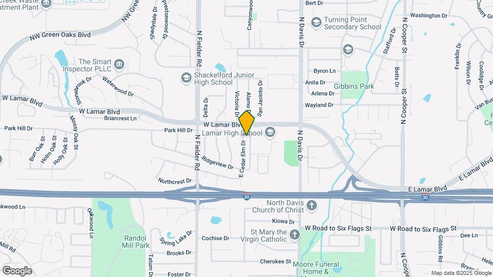 1821 E Cedar Elm Dr Map and Location Details