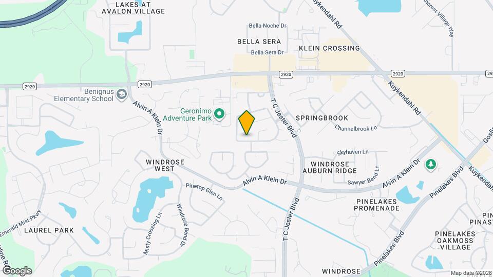 6614 Bluestone Springs Ln Map and Location Details