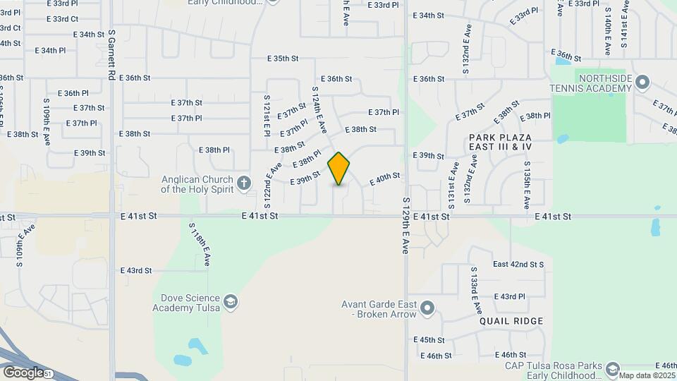 3911 S 125th E Ave, Unit 3911 S 125th E Ave Map and Location Details