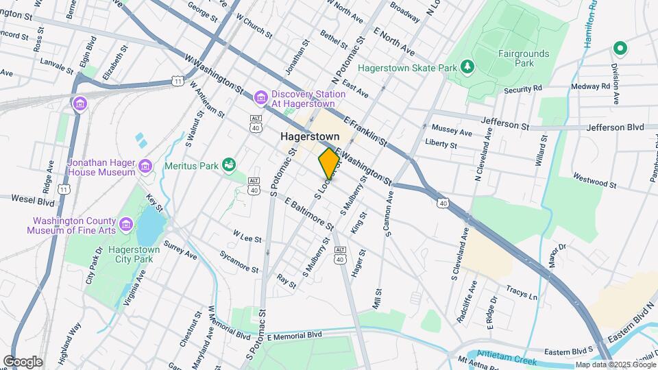 105 E Antietam St Mapa y Detalles de la Ubicación