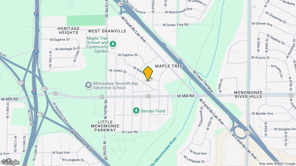 10210-10212 W Jonen St Map and Location Details