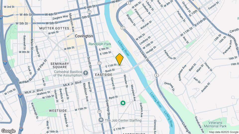 338 Bush St Map and Location Details