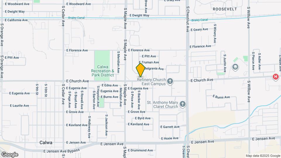 2387 S Backer Ave Map and Location Details