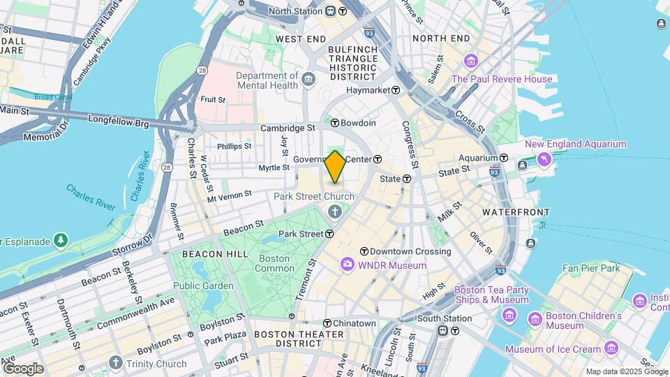 15 Beacon St, Unit North Beacon St Map and Location Details