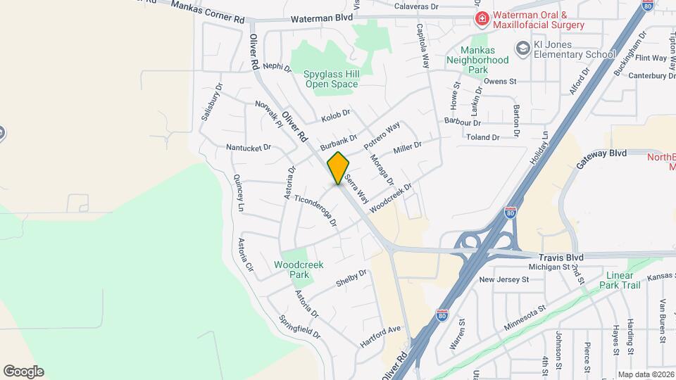 3203 Niagara Way Map and Location Details