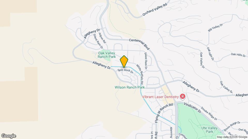 2361 Split Rock Dr Map and Location Details