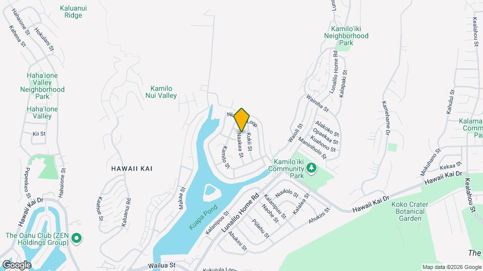 7120 Naakea St Map and Location Details