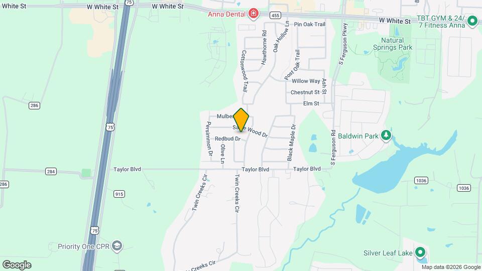 2126 Redbud Dr Map and Location Details